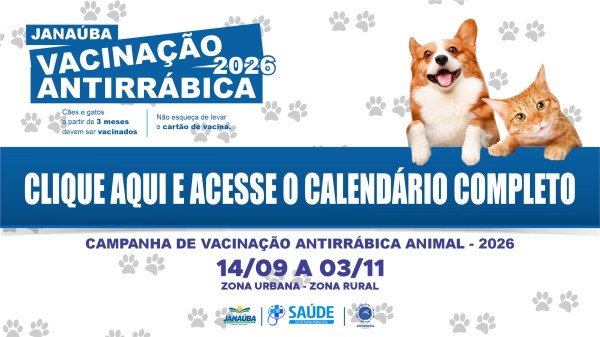VACINAÇÃO CONTRA A RAIVA